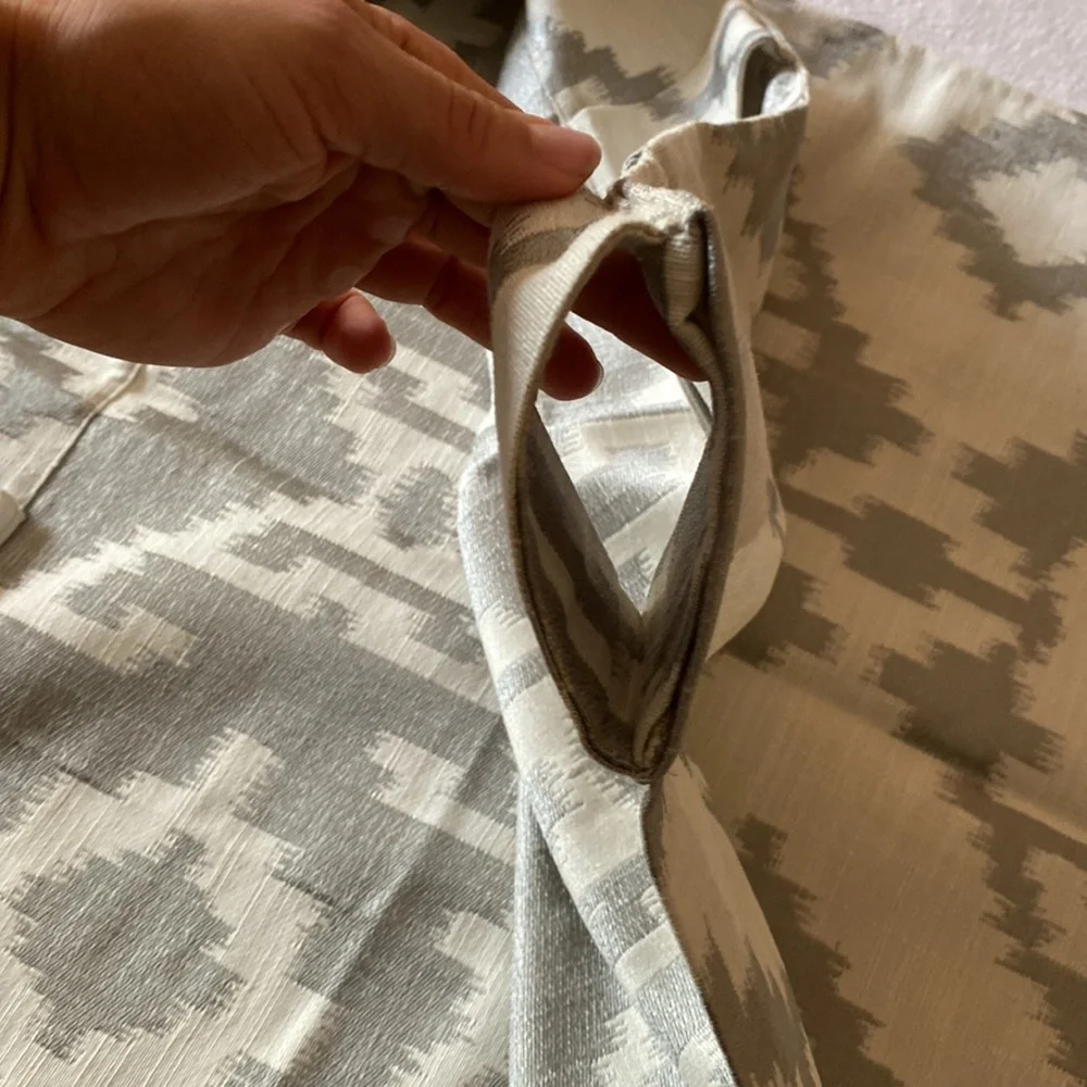 West Elm Ikat Print Curtains (2 Panels)
